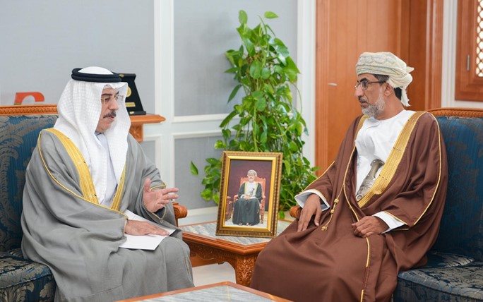 <p>His Excellency Mohammed bin Salem Al-Toobi, Minister of Environment and Climate Affairs, received today a written message from His Excellency Dr. Thani bin Ahmed Al-Zyoudi, Minister of Climate Change and Environment in the United Arab Emirates, in his office in the Ministry’s Building in Al-Khuwair. The message was delivered by His Excellency Mohammed bin Sultan Al Suwaidi, Ambassador of the United Arab Emirates to the Sultanate.</p>