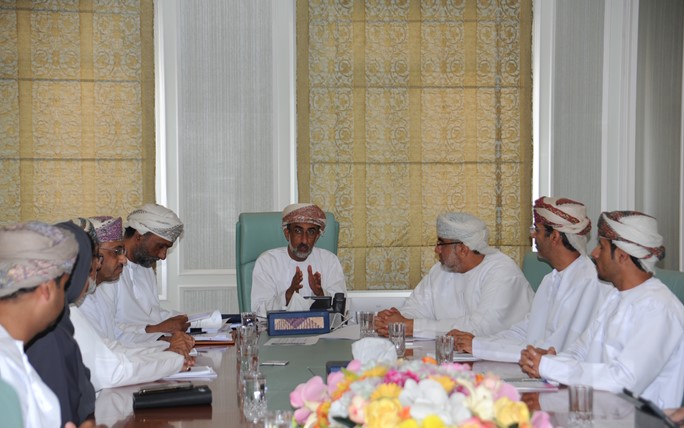 <p>As part of the Ministry's preparations to prepare the tenth five-year development plan (2021-2025), the first implementation plan for Oman Vision 2040, this morning, His Excellency Mohammed bin Salem Al-Tobi, Minister of Environment and Climate Affairs met with the team concerned with the subject to review the team’s work, during which the meeting featured a visual presentation on the priority of the environment and natural resources that are related to the environment The goals that the priority includes in addition to the ministry’s participation in the priority of economic diversification and financial sustainability and what is required of the ministry in it. His Excellency the Minister directed the importance of working with a clear methodology and creative ideas to achieve the goals of the vision in the environmental side and achieving the target indicator in 2040, it is worth noting that the first implementation plan It is a prelude to formulating the future vision of Oman 2040 and will focus on detailed studies highlighting the competitive capabilities enjoyed by the Sultanate and highlighting promising sectors as the Sultanate seeks to build a pioneering Omani model that matches the aspirations of the Sultanate to become a leading country regionally and globally and achieve the goals of sustainable development and building an advanced knowledge economy and participation of all societal segments In developing, formulating and implementing plans according to schedule Specific time.</p>